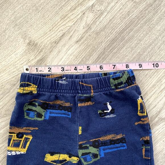 Baby 2-Piece Navy Construction Truck Hoodie and Pants Set 18M - Picture 7 of 10